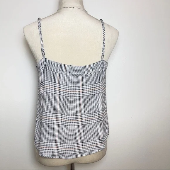 Abercrombie & Fitch Plaid Button Front Cami Tank Top Women’s M - Picture 3 of 8